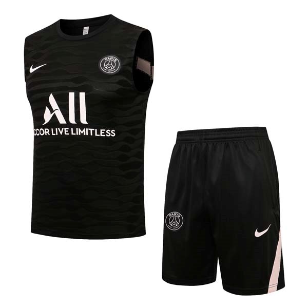 Camiseta Paris Saint Germain Sin Mangas 2022 Negro